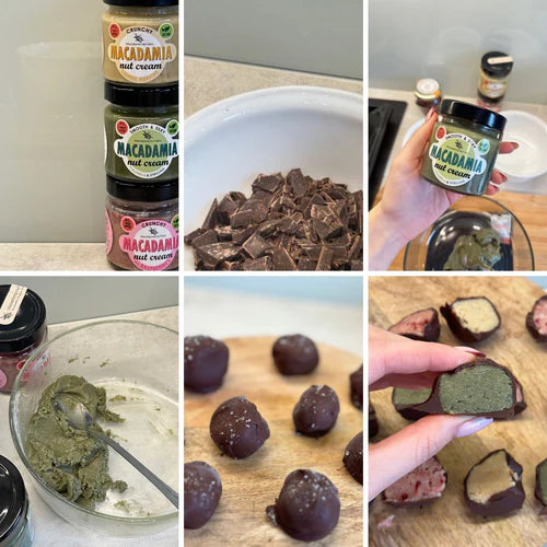 Palline alla crema di noci di macadamia