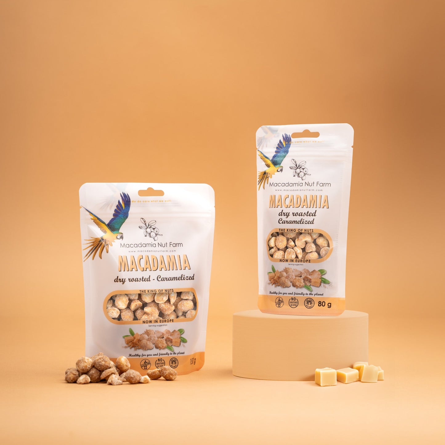 Noci di Macadamia caramellate